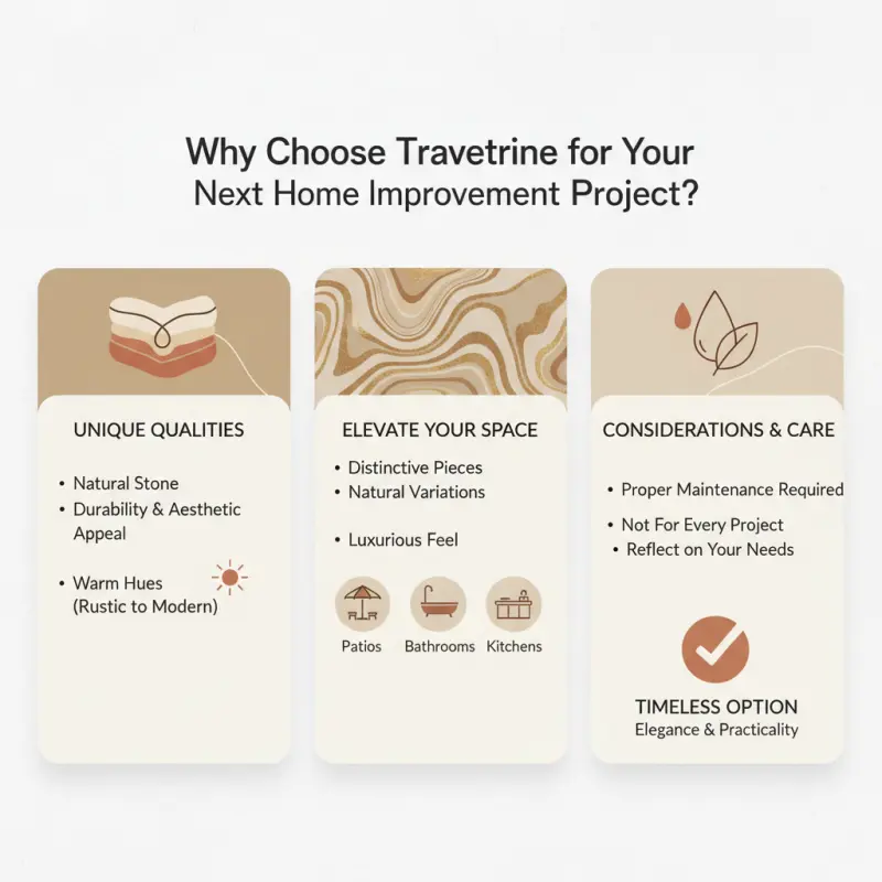 Why Choose Travertine for Your Next Home Improvement Project?