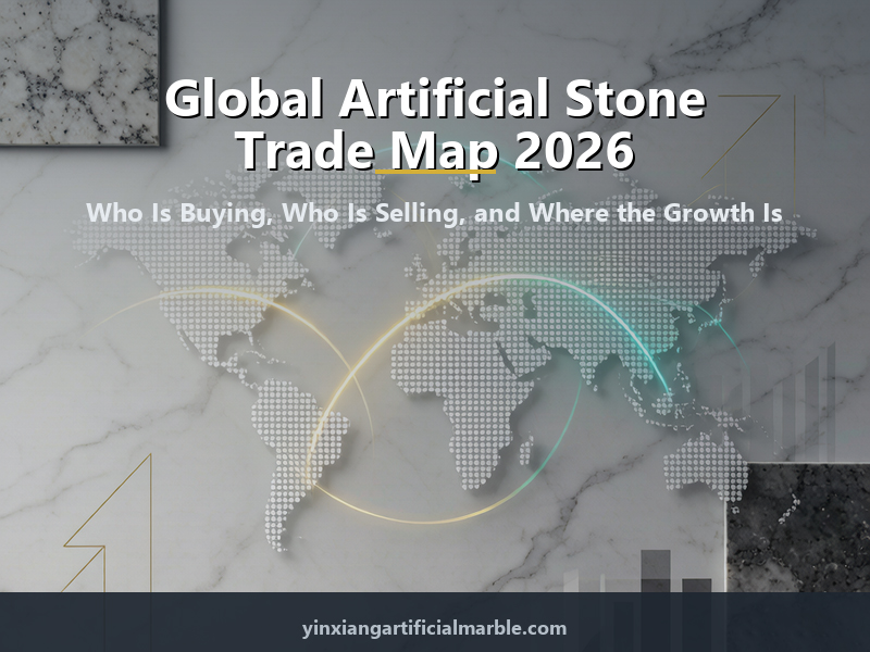 Global Artificial Stone Trade Map 2026: Who Is Buying, Who Is Selling, and Where the Growth Is